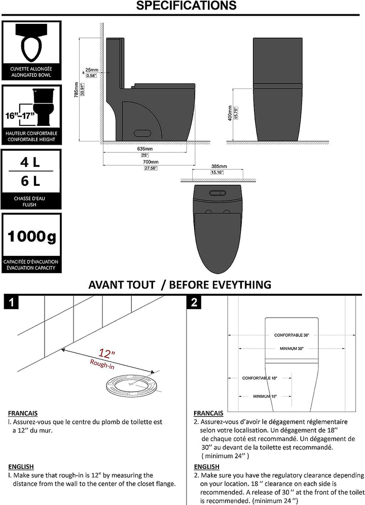 Efficient and water-saving flushing