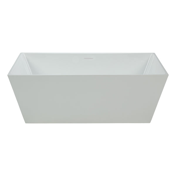 Thin Edges Square Freestanding Bathtub 60''