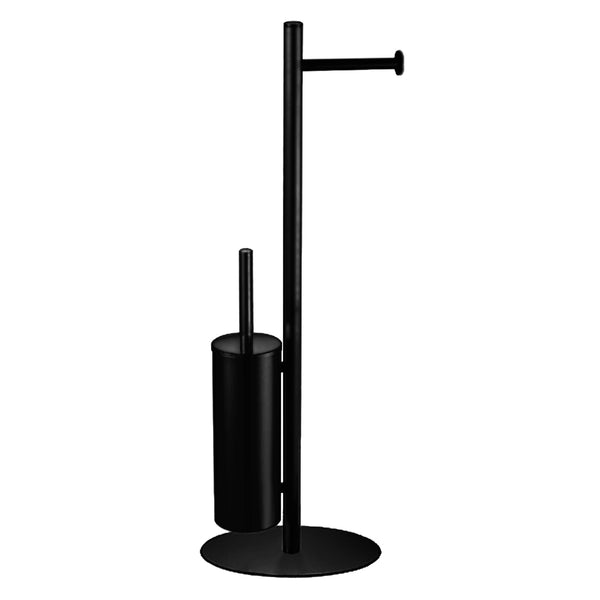 Freestanding Toilet Paper Holder Black