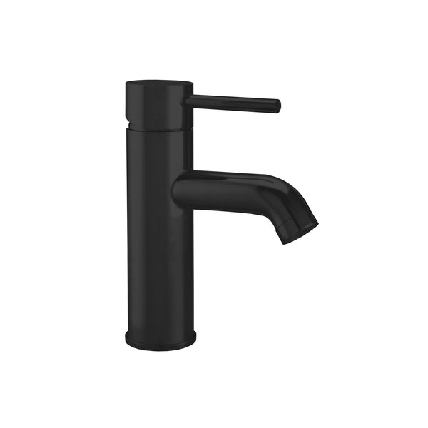 Matte Black Round Basin Faucet