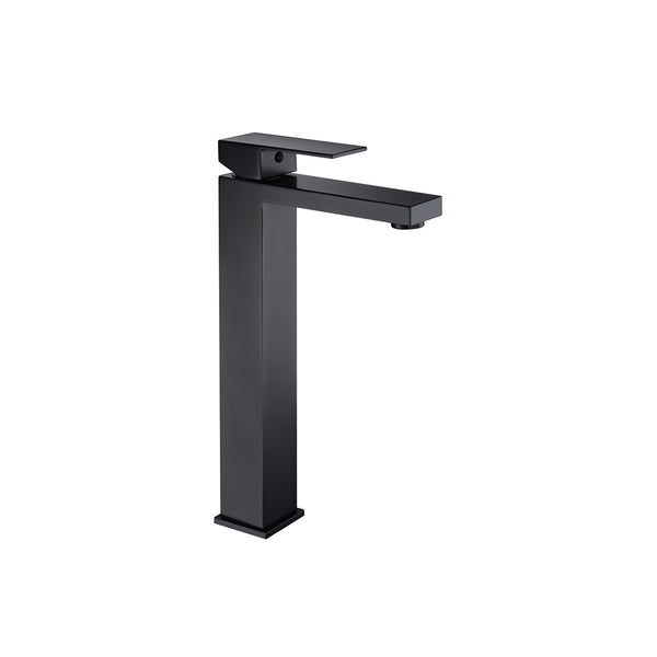 Matte Black Square Vessel Faucet