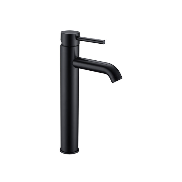 Matte Black Round Vessel Faucet