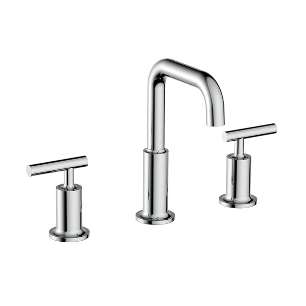 Chrome Round Faucet W 2 Handles