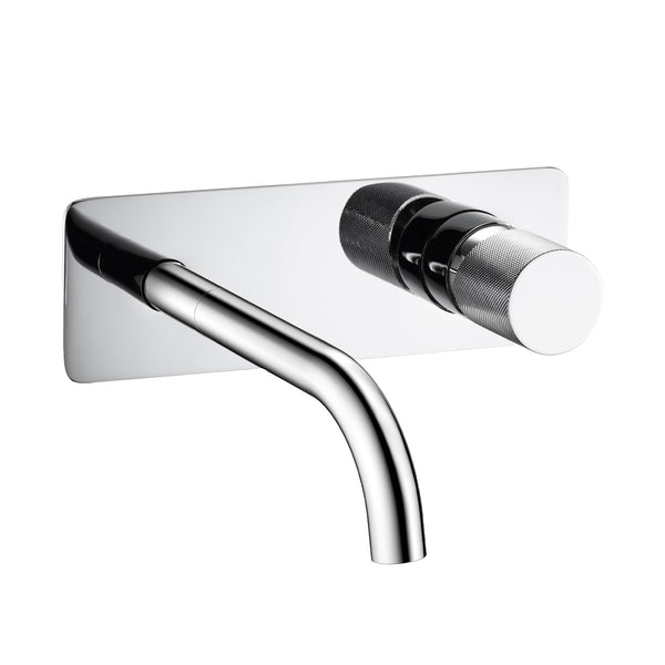 Chrome Industrial Wall Faucet