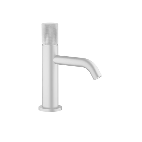 Robinet de lavabo industriel fini blanc mat