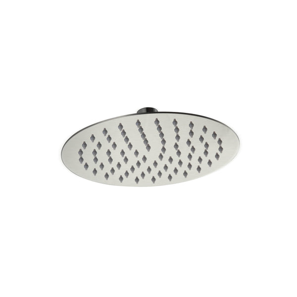 Tête de douche ronde 12'' nickel brossé